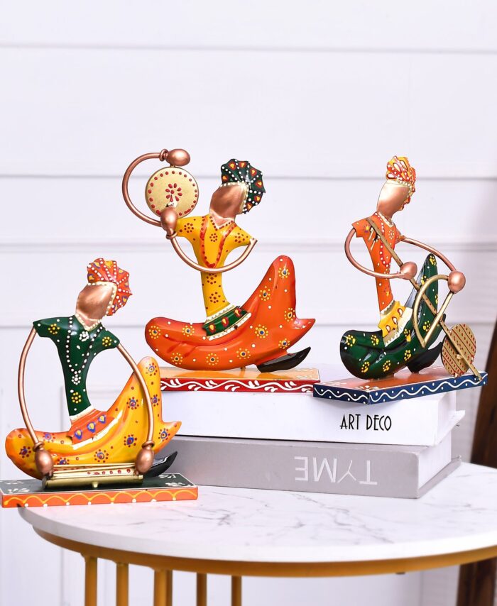 Multicolor Nagpuri Musician Light Color Set (17.78* 7.62 * 20.32)